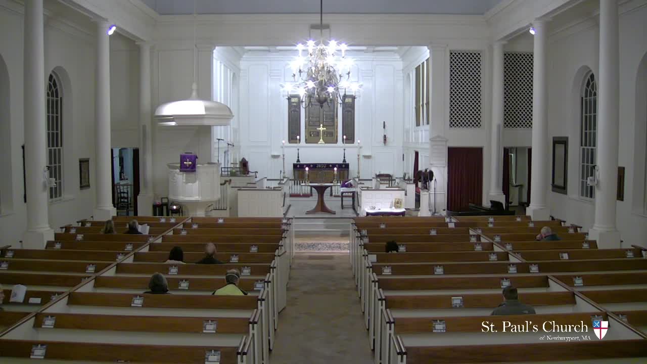 Thumbnail image for Saint Paul's Church Ash Wednesday Service 2-22-2023
