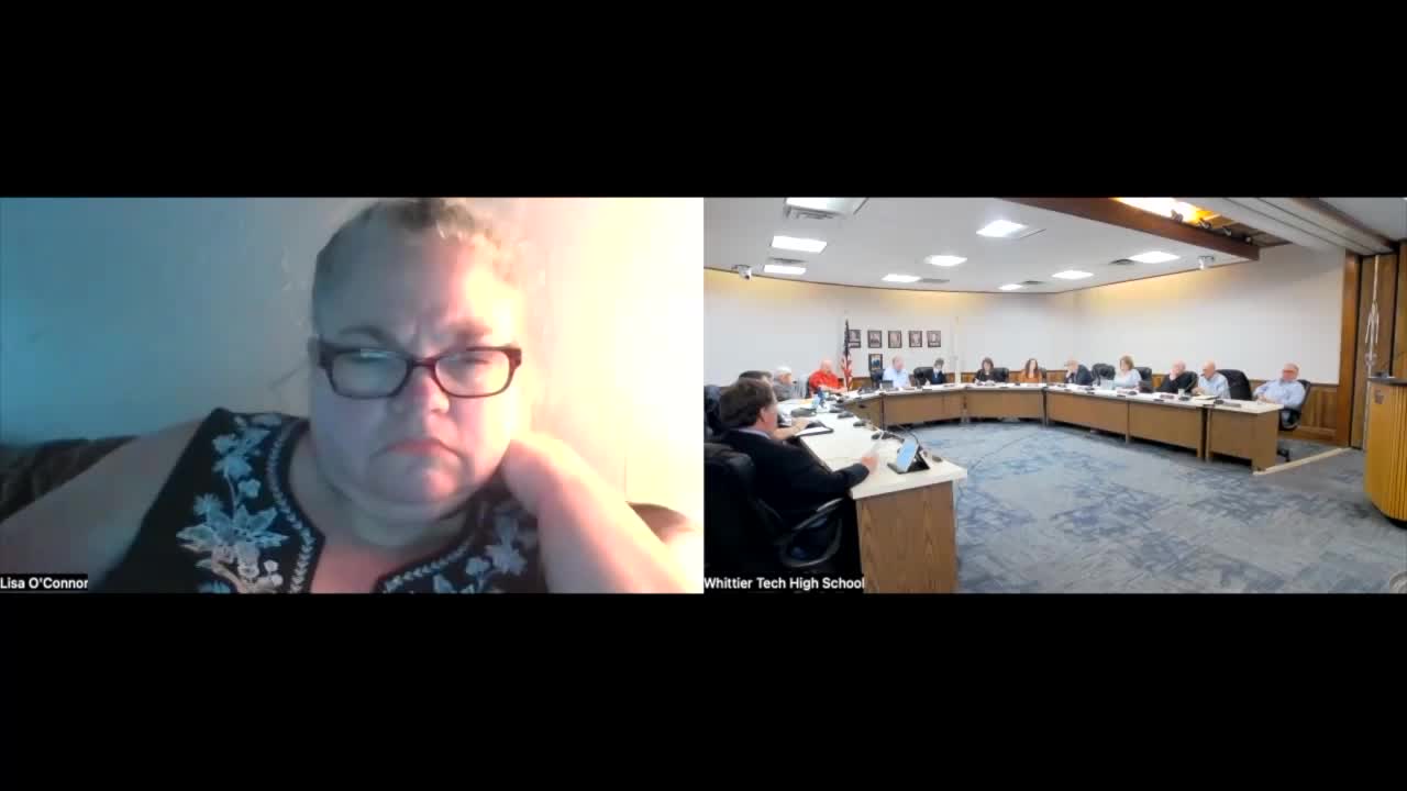 Thumbnail image for Whittier Tech School Committee, April 2023