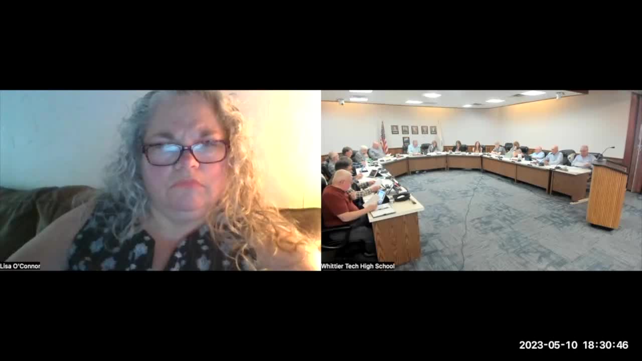 Thumbnail image for Whittier School Committee May 2023
