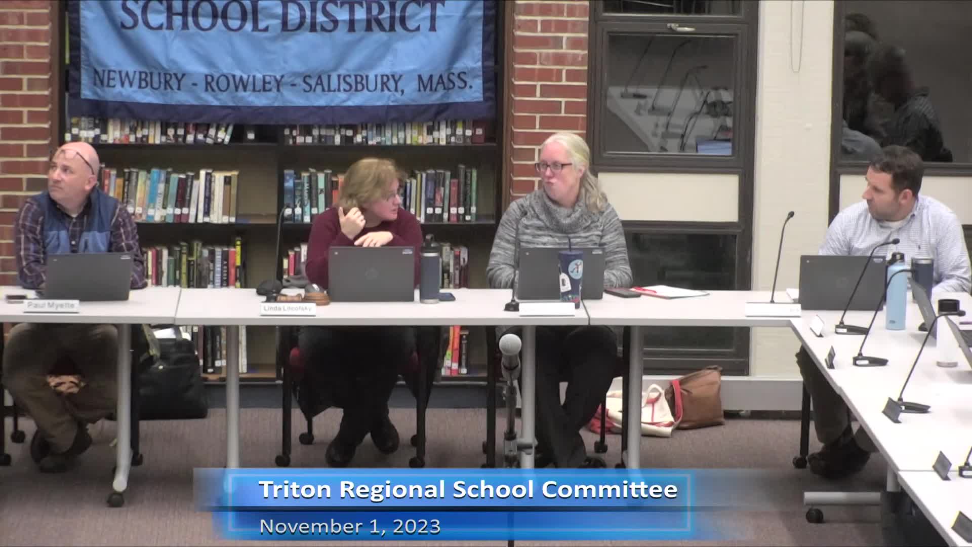 Thumbnail image for Triton School Committee Meeting 11-1-23