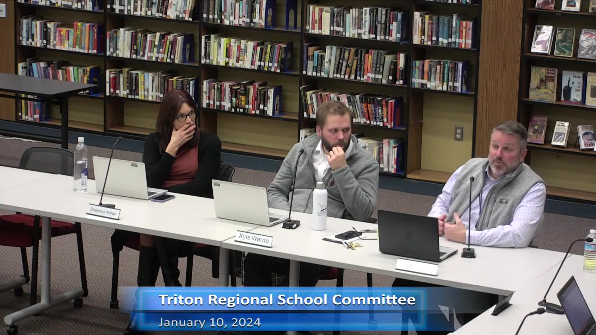 Thumbnail image for Triton School Committee Meeting 1-10-24