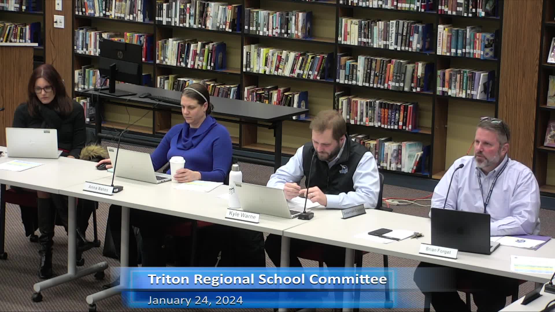 Thumbnail image for Triton School Committee Meeting 1-24-24