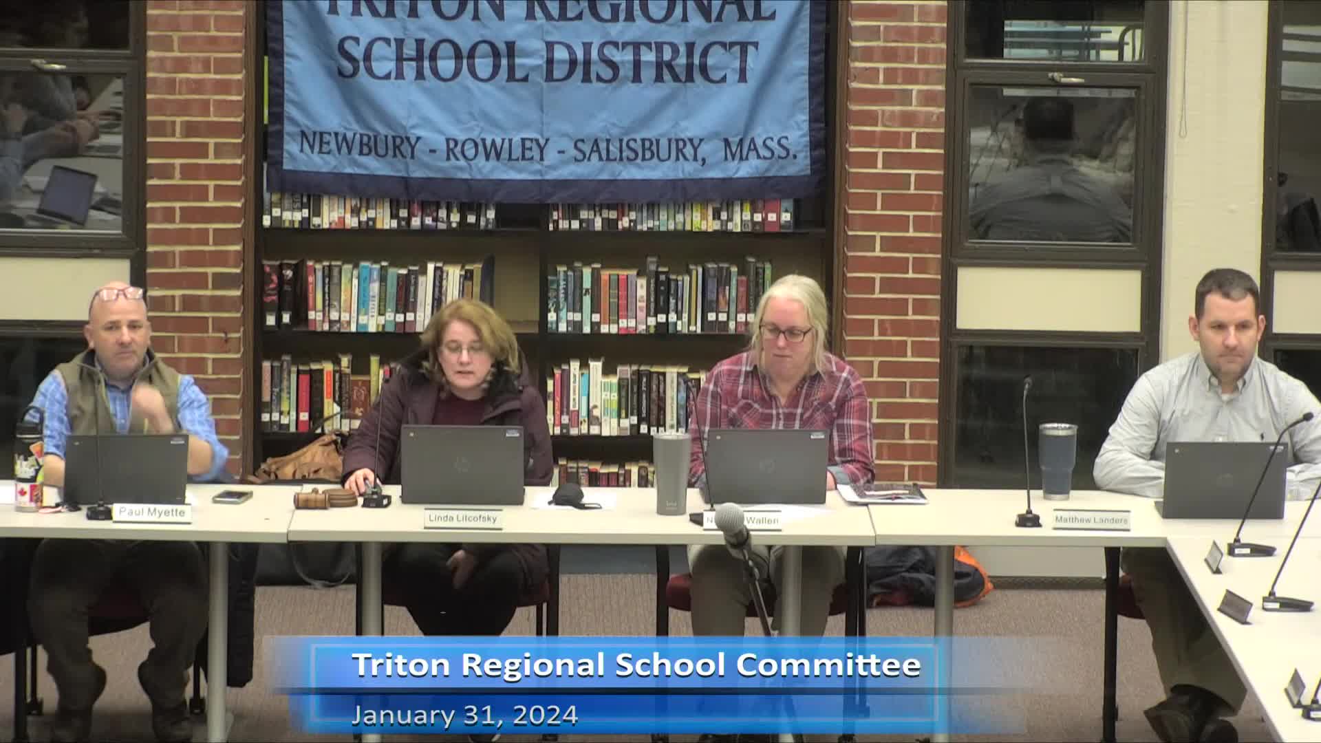 Thumbnail image for Triton School Committee Meeting 1-31-24