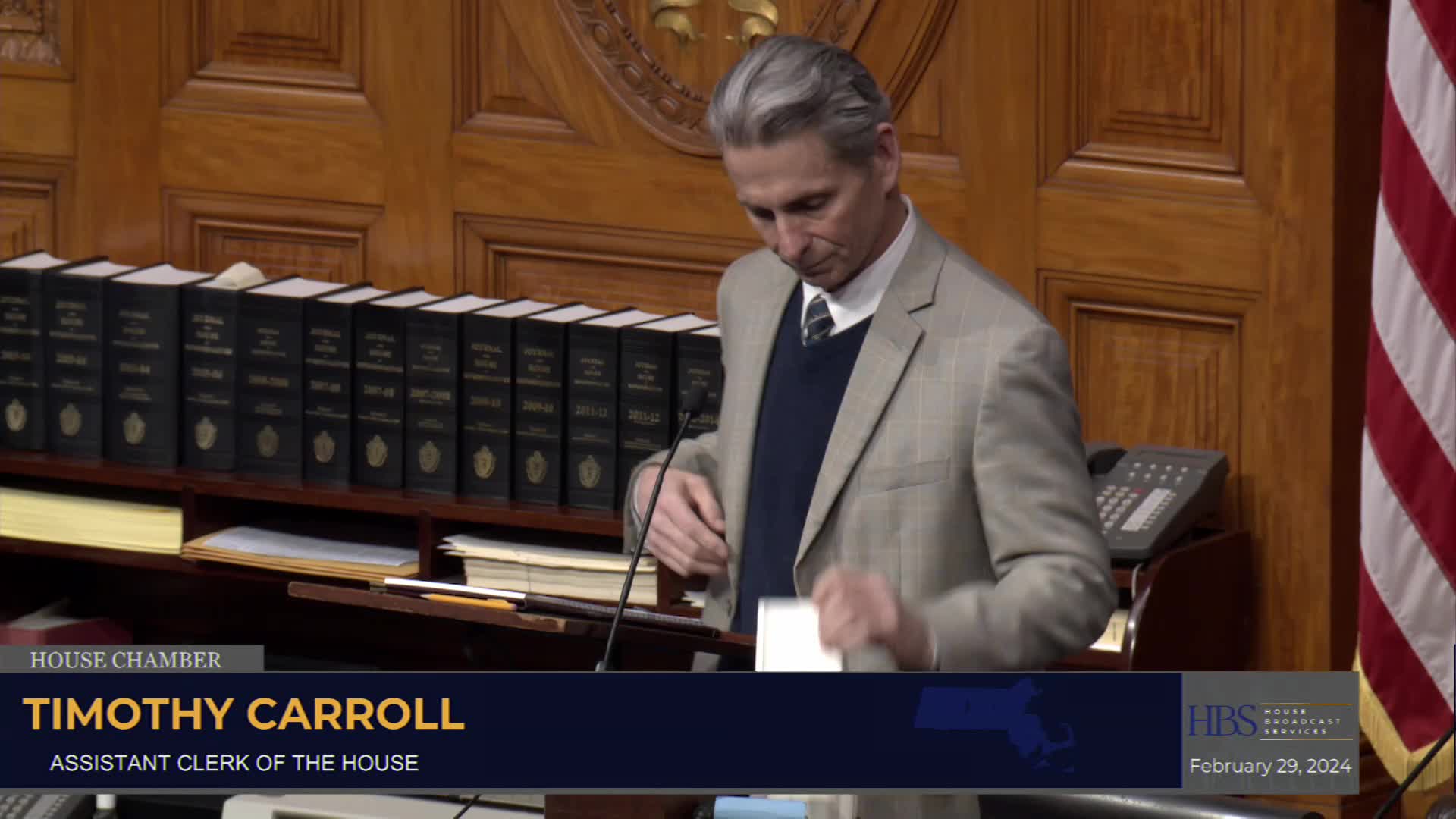 Thumbnail image for MA House of Representatives Session - Feb 29,2024