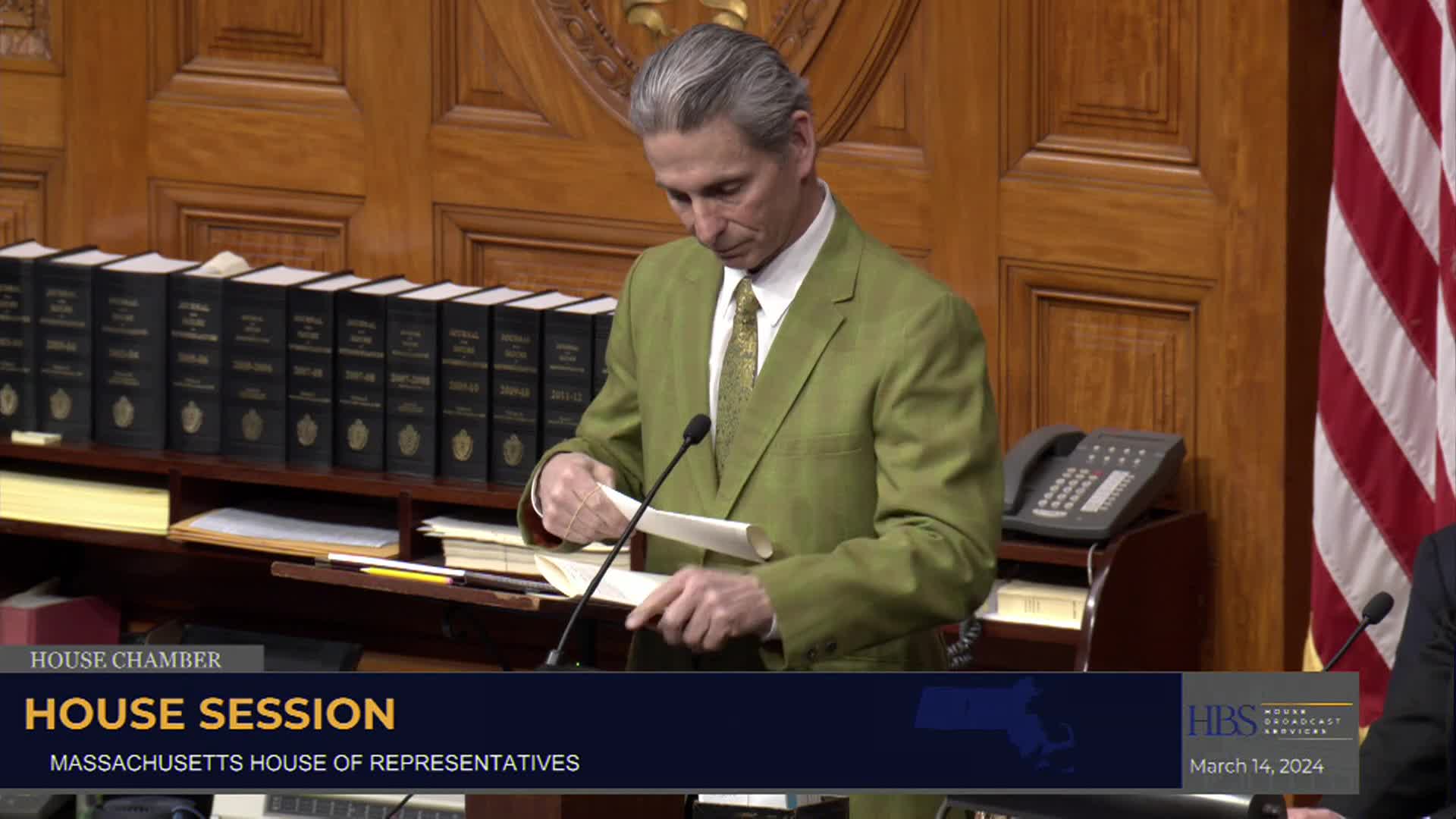 Thumbnail image for MA House of Representatives Session, March 14, 2024
