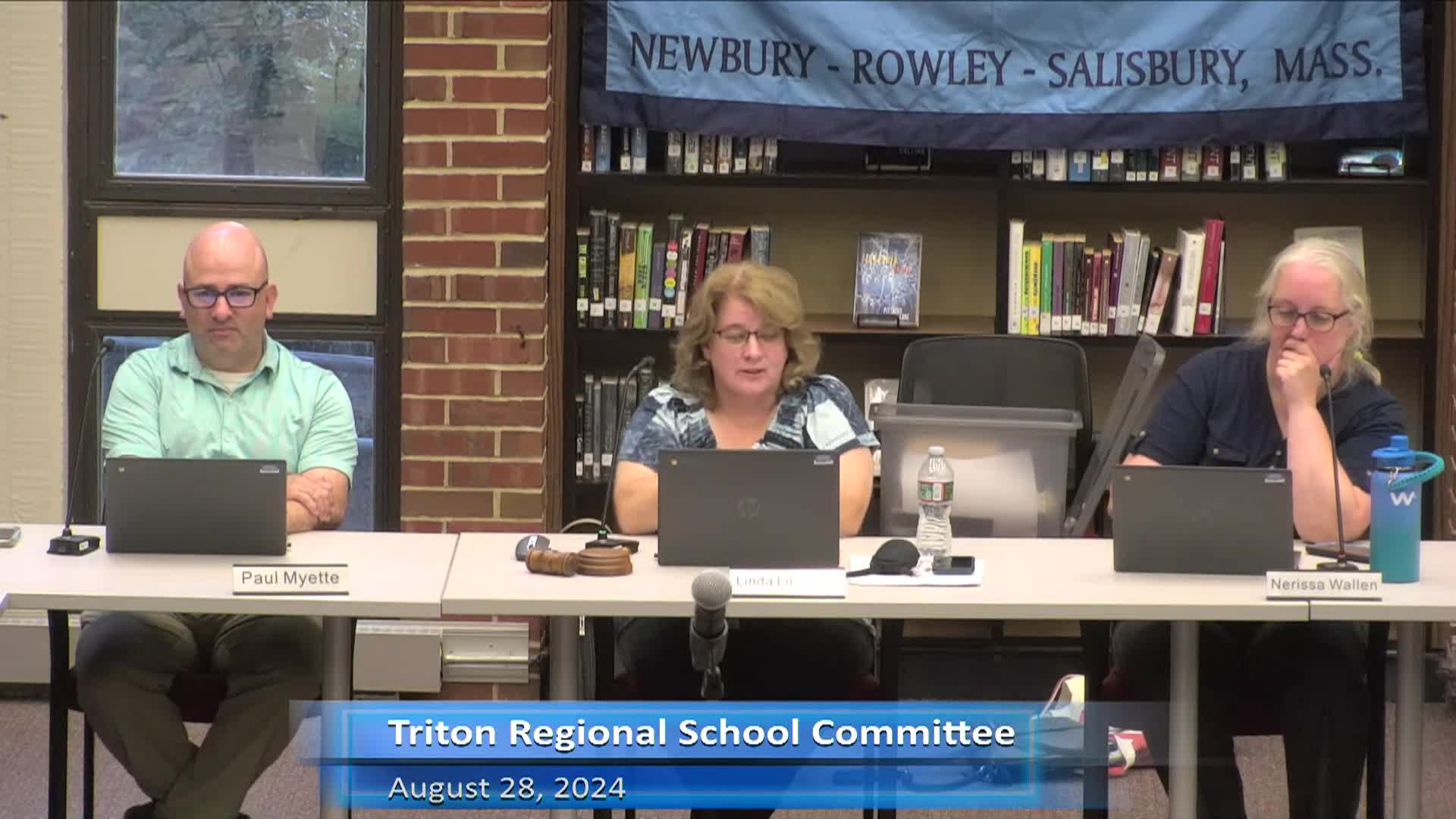 Thumbnail image for Triton School Committee Meeting 8-28-24