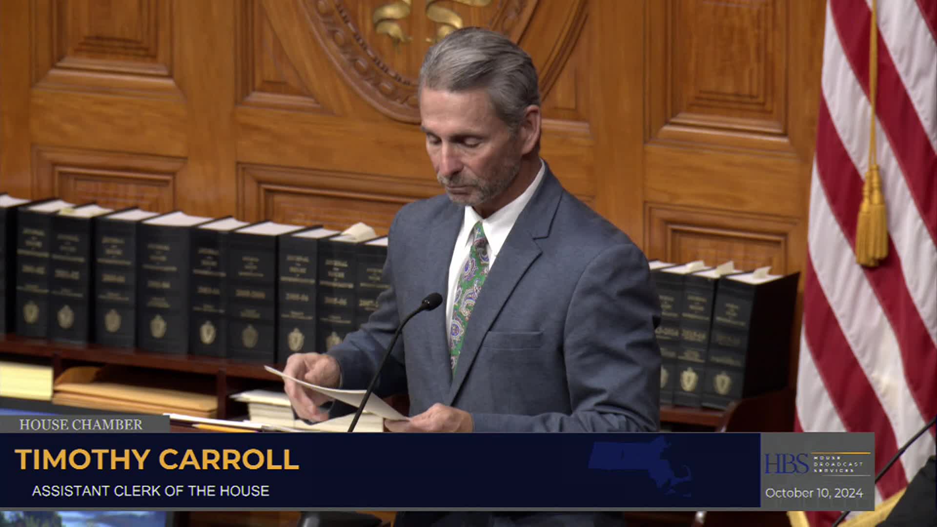 Thumbnail image for MA House of Representatives 10-10-24 Session