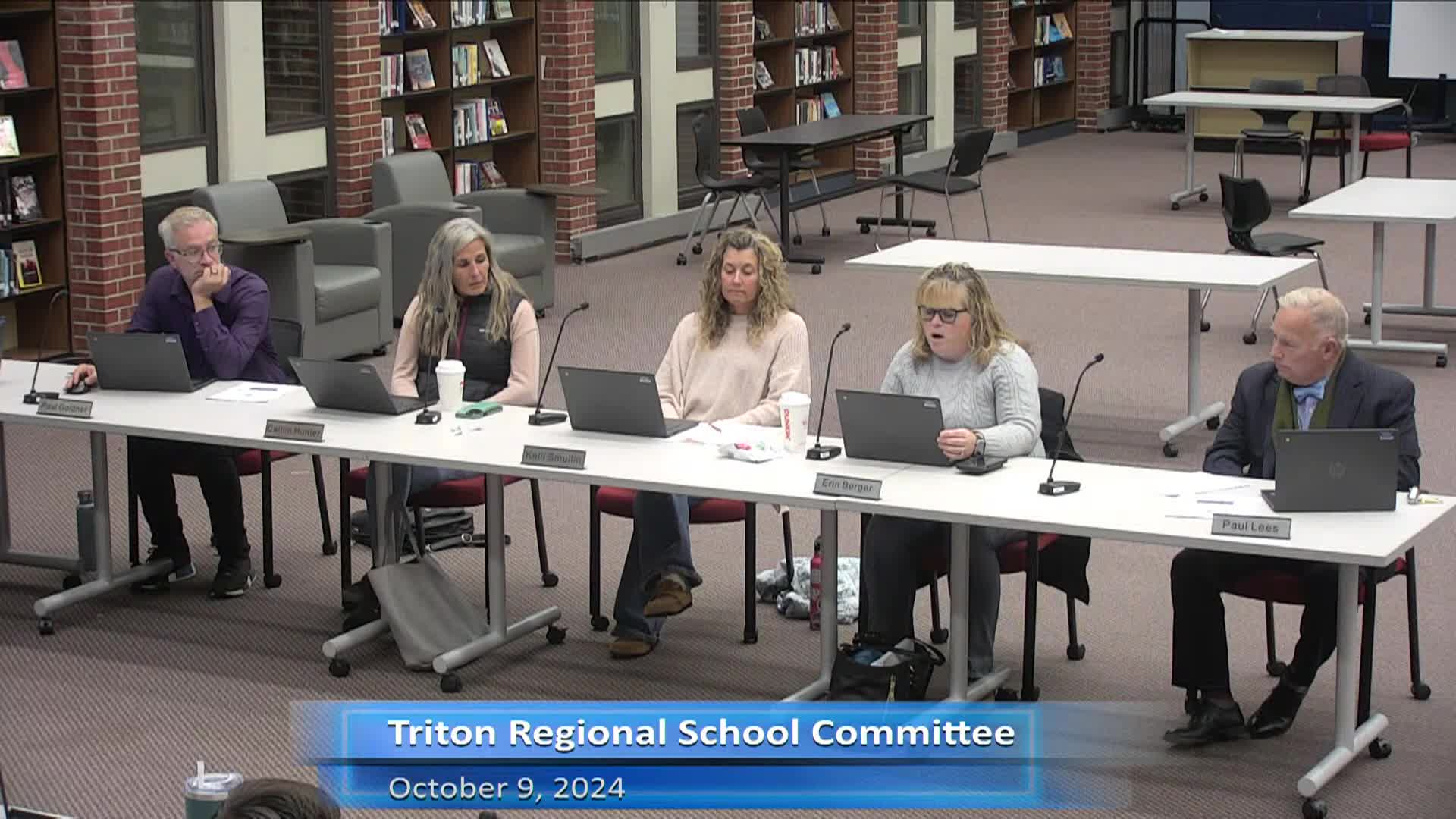 Thumbnail image for Triton School Committee Meeting 10-9-24