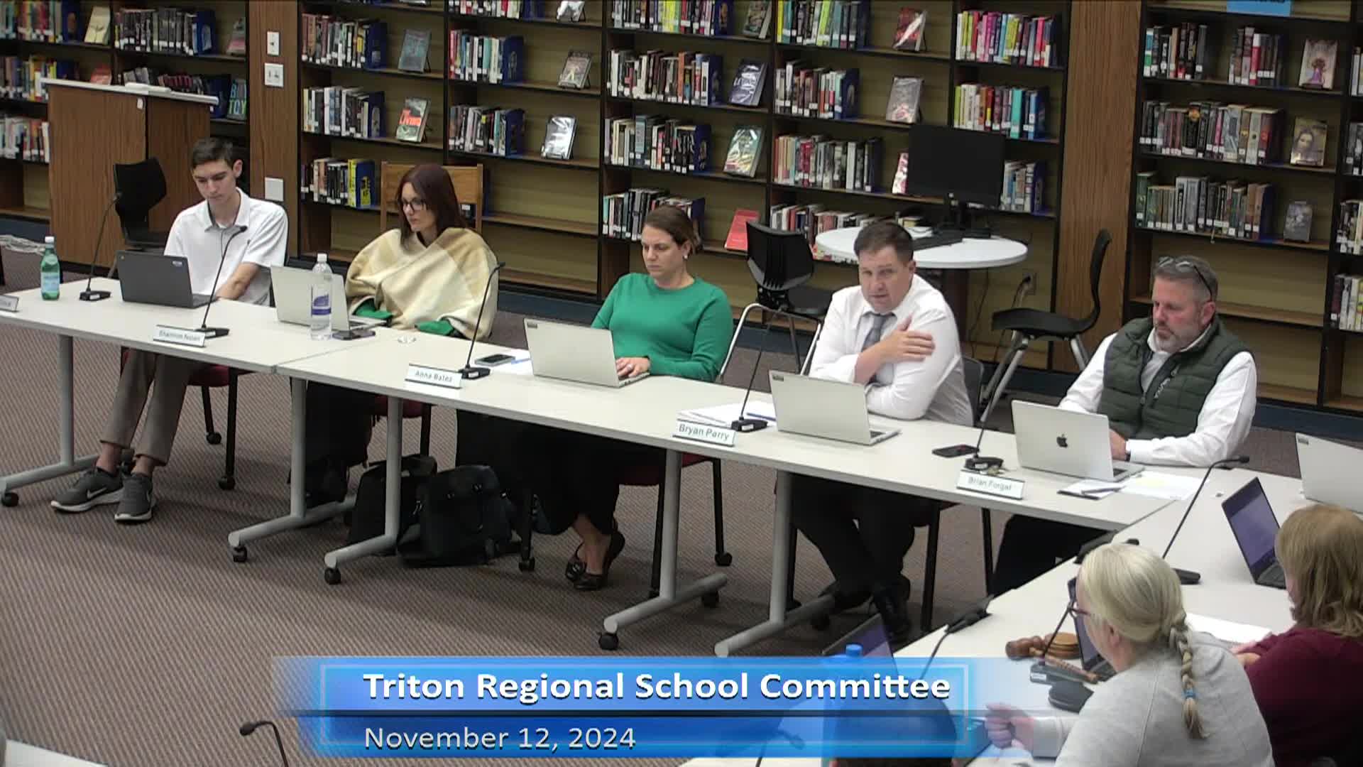 Thumbnail image for Triton School Committee Meeting 11-13-24