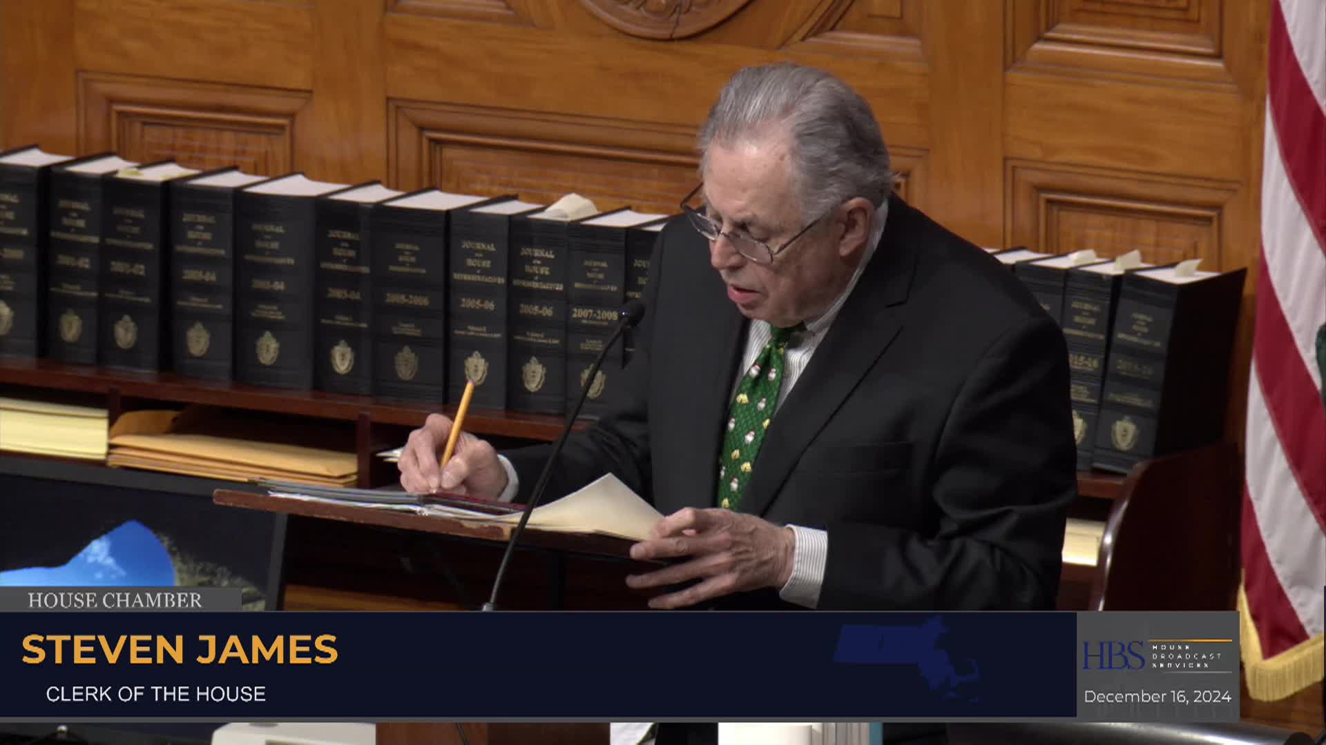 Thumbnail image for MA House of Representatives 12-16-24 Session Pt 1