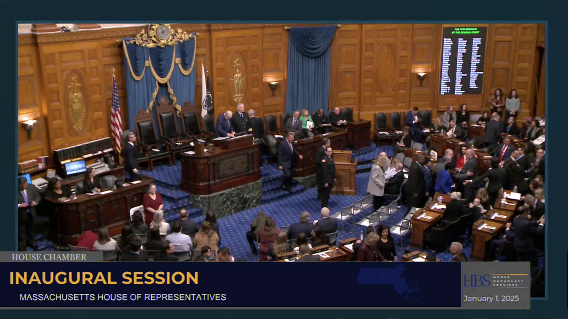 Thumbnail image for MA House of Representatives Inaugural Session 1-1-2025
