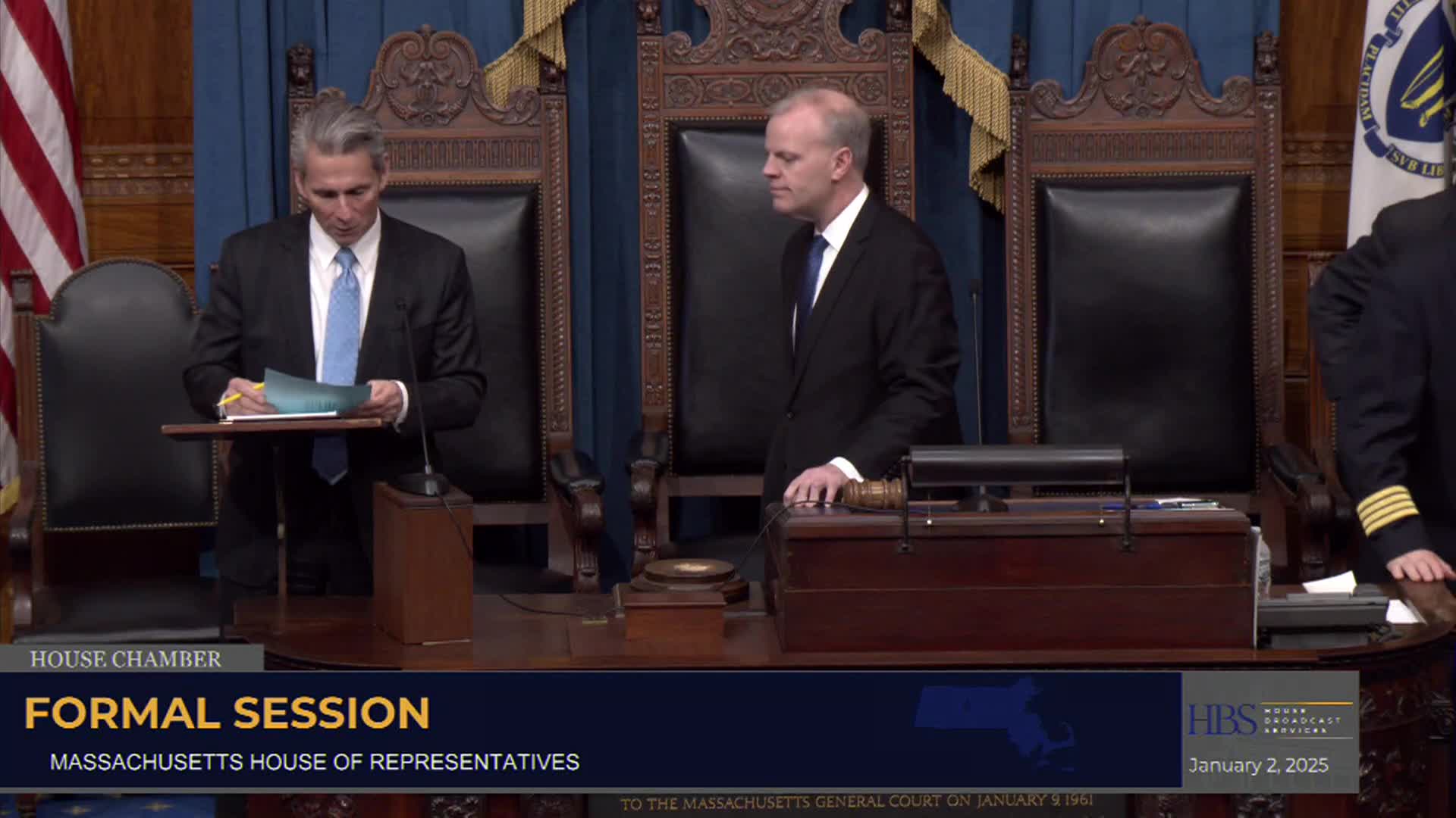 Thumbnail image for MA House of Representatives Formal & Joint Session 1-2-2025