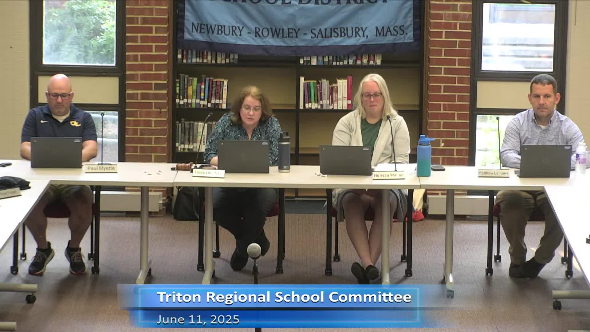 Thumbnail image for Triton School Committee Meeting 6-11-2025