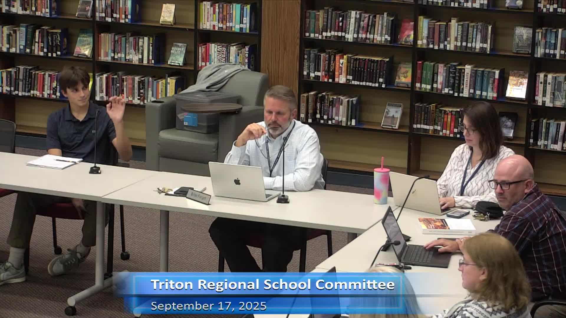 Thumbnail image for Triton School Committee Meeting 9-17-2025