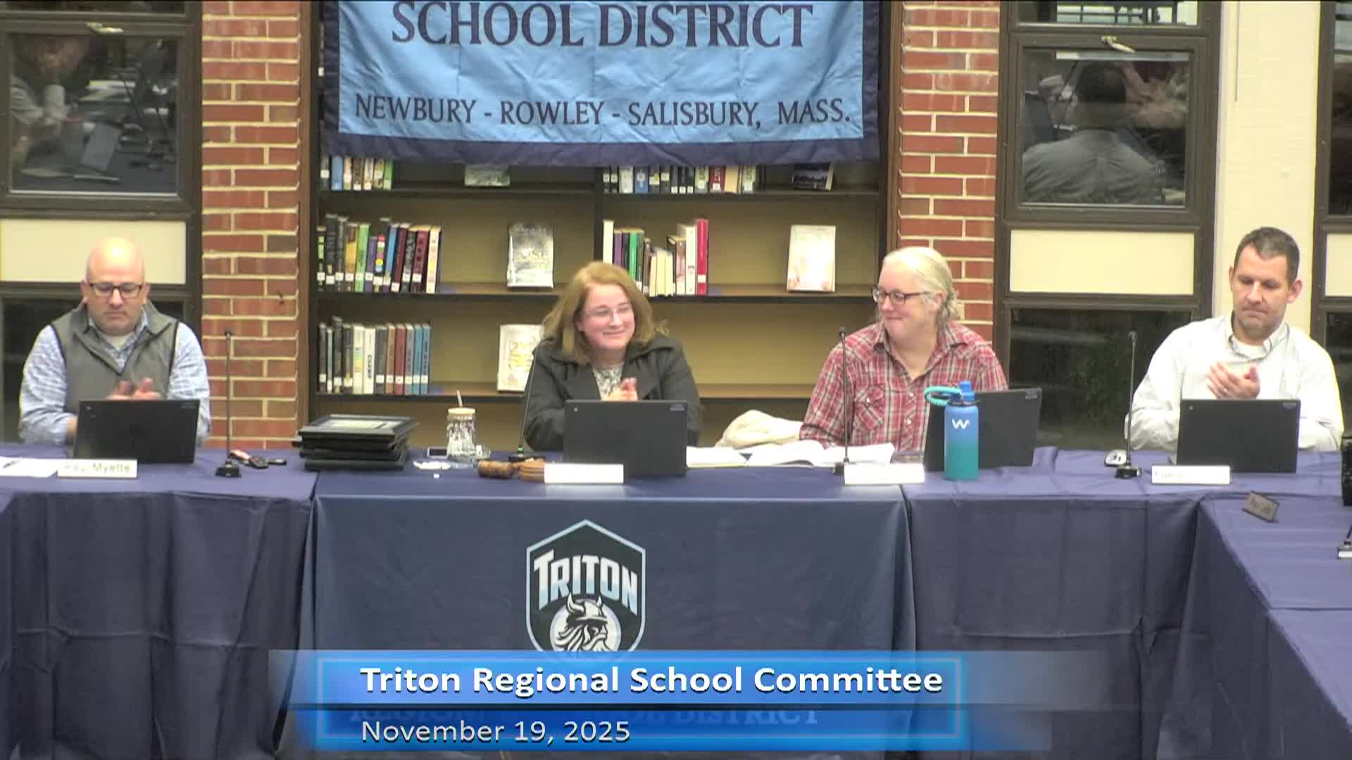 Triton School Committee Meeting 11-19-2025