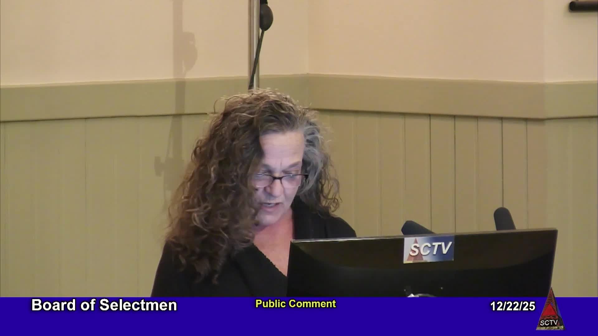 Board of Selectmen 12-22-2025