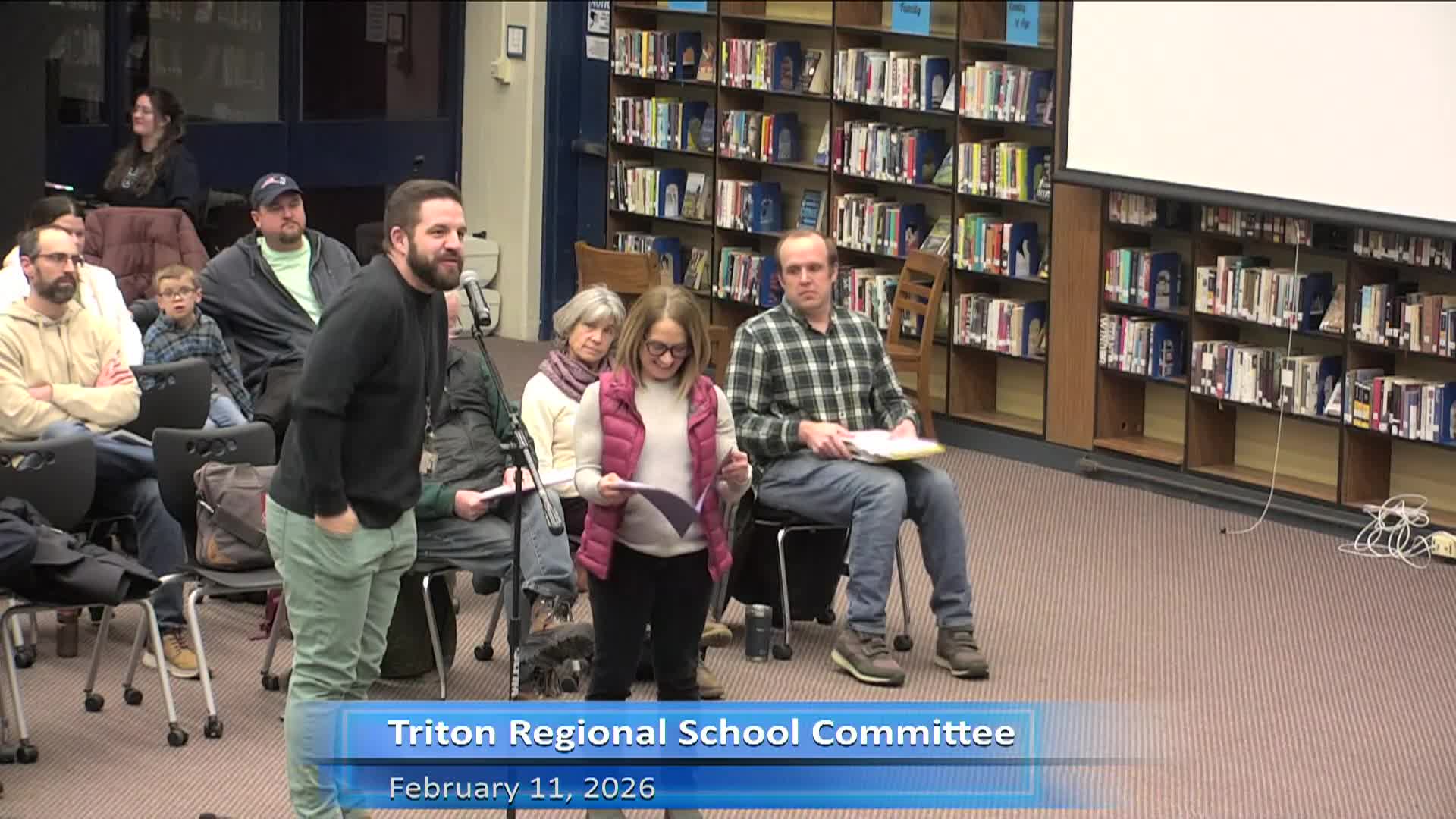 Triton School Committee Meeting 2-11-26