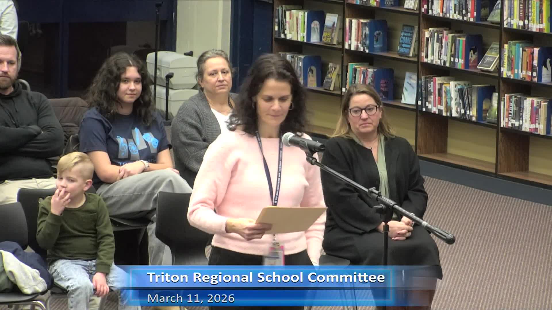 Triton Regional School Committee 3-11-26