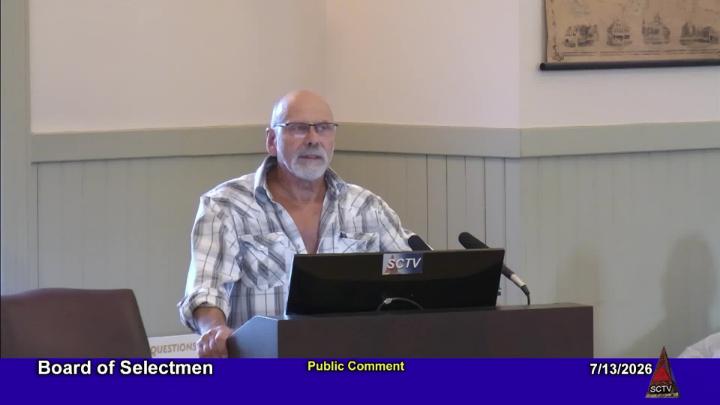 Thumbnail image for Board of Selectmen 7-13-2026