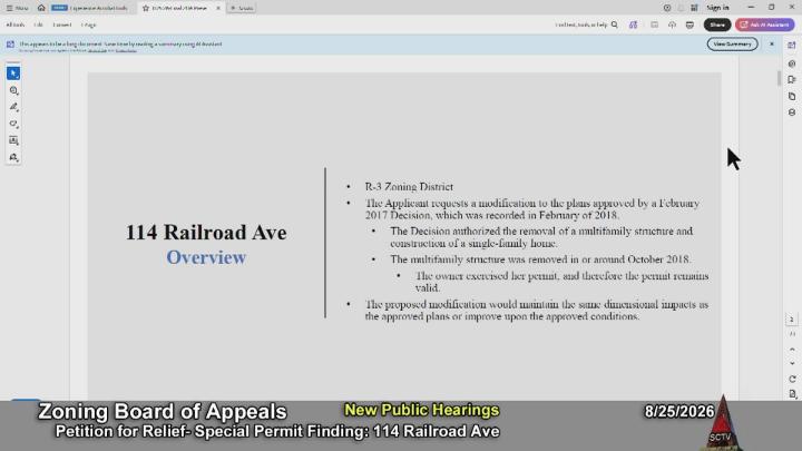 Thumbnail image for Zoning Board of Appeals 8-25-2026