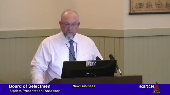 Thumbnail image for Assessor Update at 9-28-2026 Board of Selectmen