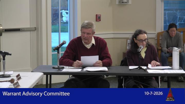 Thumbnail image for Warrant Advisory Committee 10-7-2026
