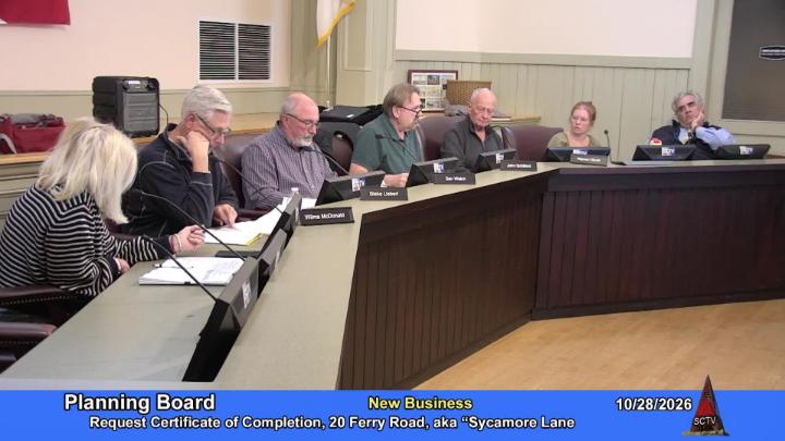 Thumbnail image for Planning Board 10-28-2026