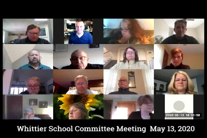 Thumbnail image for Whittier School Committee 5-13-2020