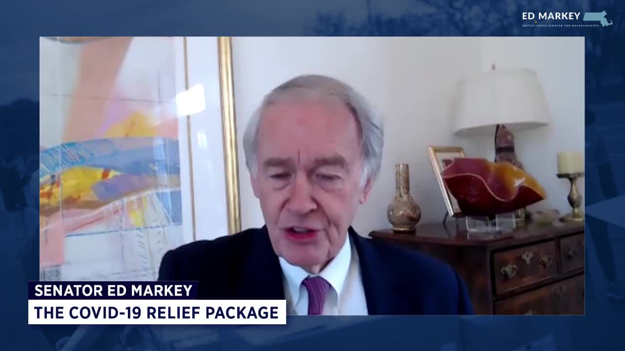 Thumbnail image for Senator Ed Markey Press Conference on the American Rescue Plan