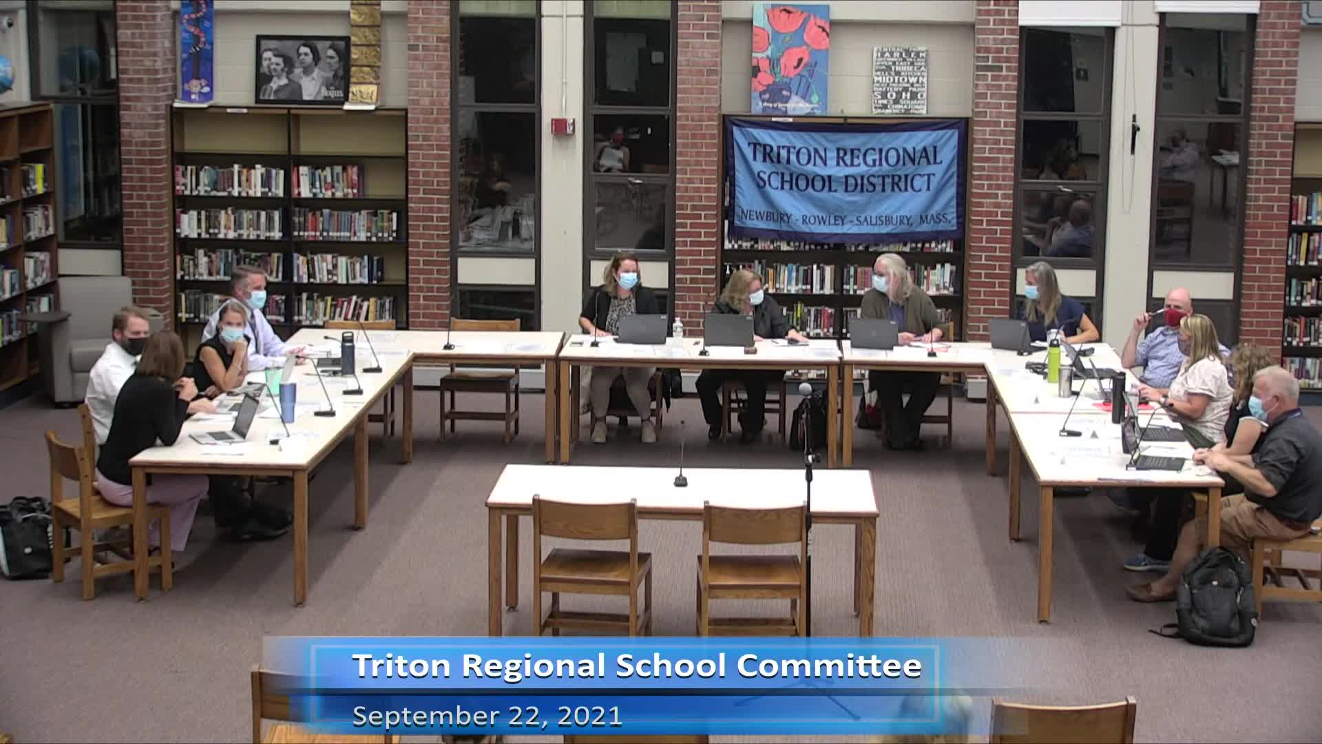 Thumbnail image for Triton School Committee Meeting 9-22-21