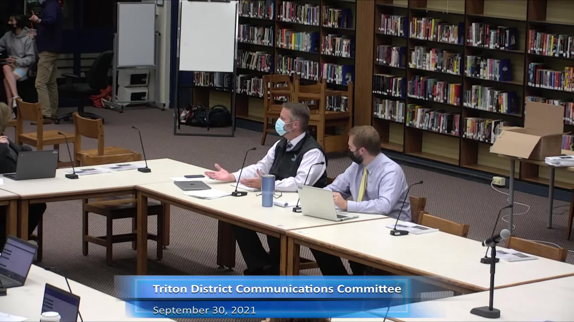 Thumbnail image for Triton District Communications Committee Meeting 9-30-21
