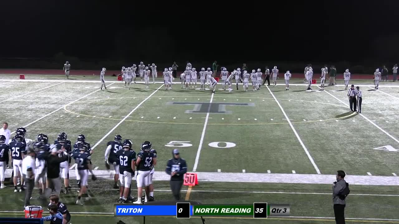 Thumbnail image for Triton Football vs North Reading 10-8-21