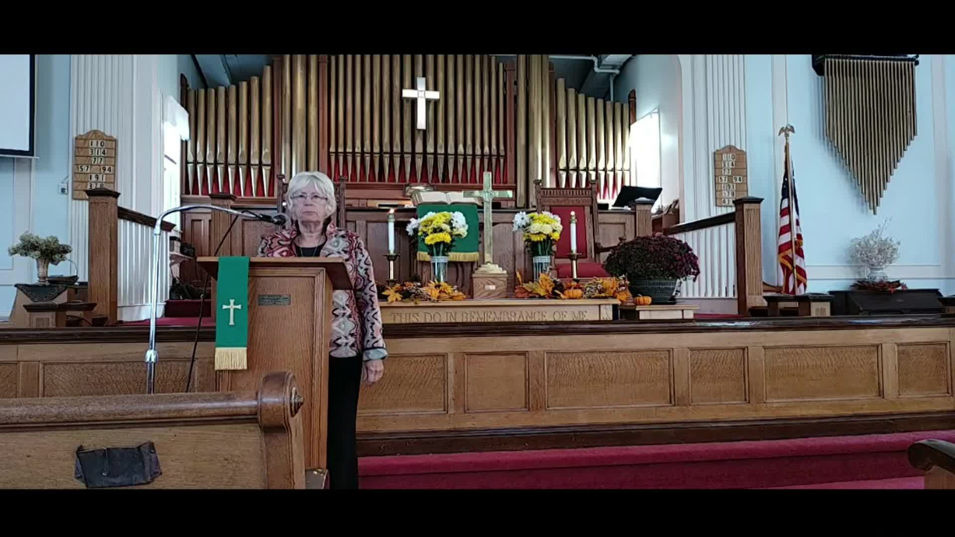 Thumbnail image for East Parish United Methodist Church Service 10-31-2021