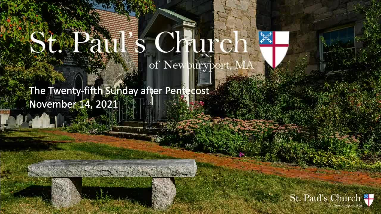Thumbnail image for Saint Paul's Church Service 11-14-2021