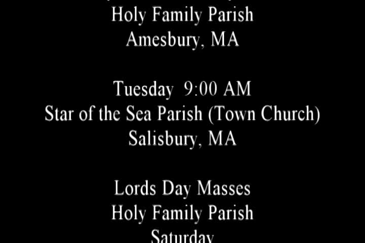 Thumbnail image for Holy Family-Star of The Sea Parish Service 4-3-2022