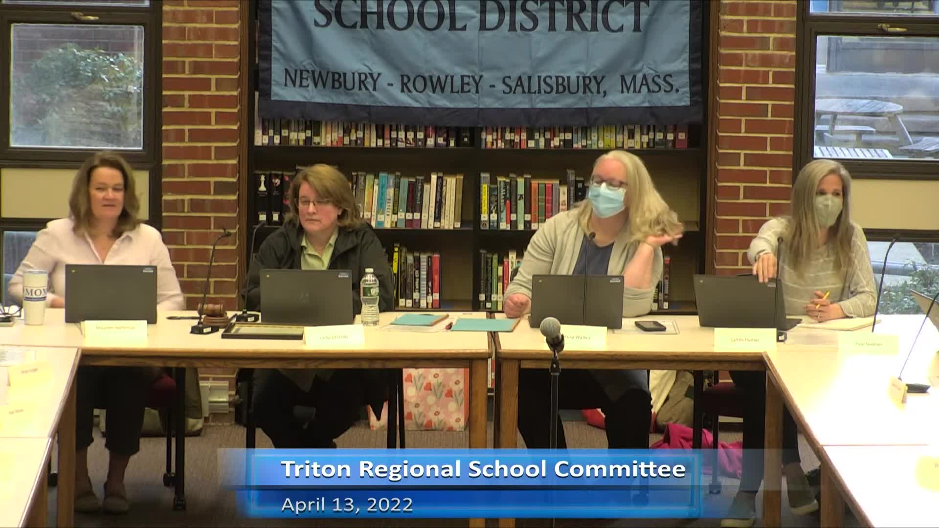 Thumbnail image for Triton School Committee Meeting 4-13-22