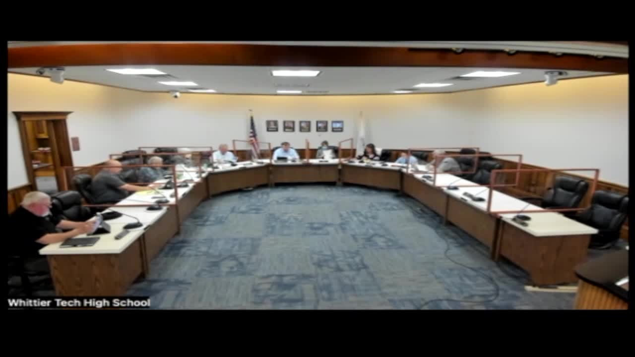 Thumbnail image for Whittier School Committee May 2022