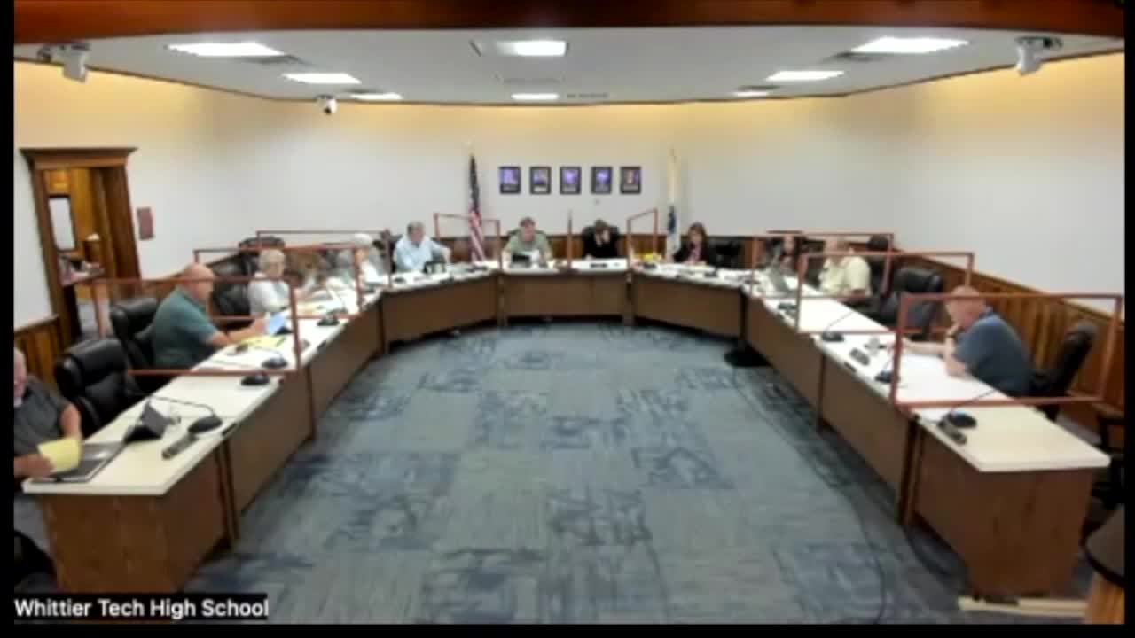 Thumbnail image for Whittier Tech School Committee Meeting June 2022