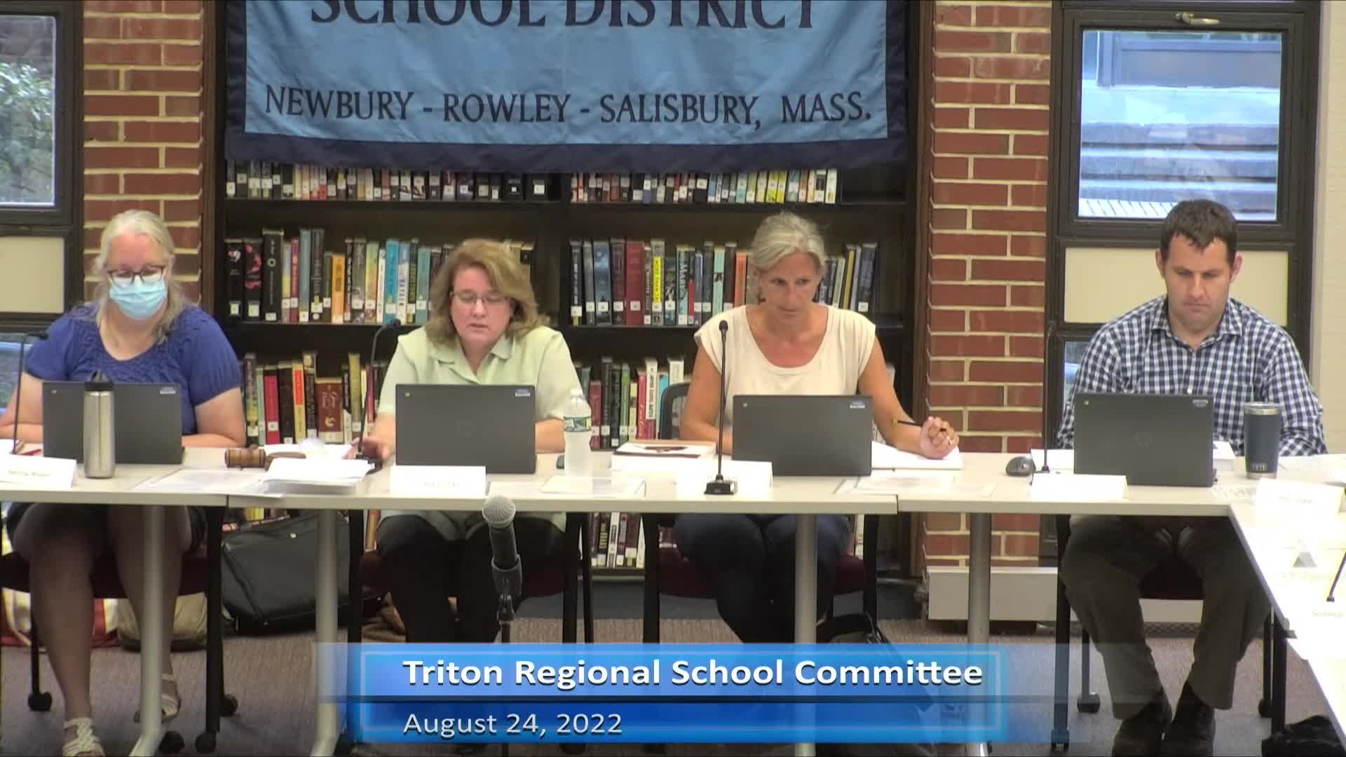 Thumbnail image for Triton School Committee Meeting 8-24-22