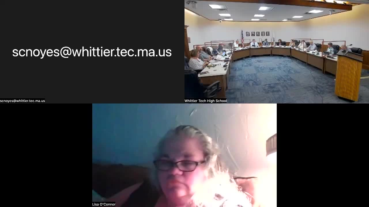 Thumbnail image for Whittier School Committee Sept 2022