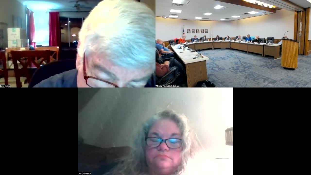 Thumbnail image for Whittier School Committee Meeting - Jan 2023