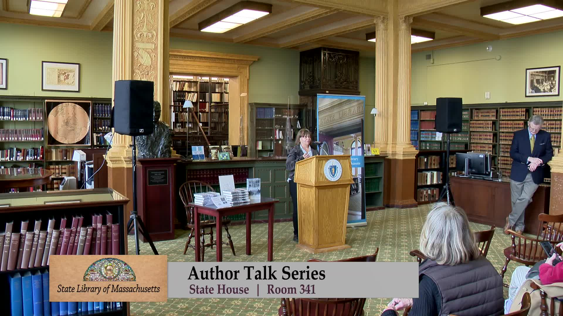Thumbnail image for State Library of Massachusetts Author Talk with William Martin 2023_02_06